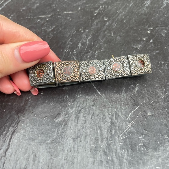 Mixed metal handmade bracelet - Picture 5 of 5